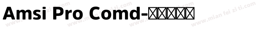 Amsi Pro Comd字体转换